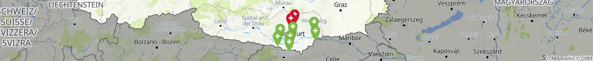 Kartenansicht für Apotheken-Notdienste in der Nähe von Friesach (Sankt Veit an der Glan, Kärnten)